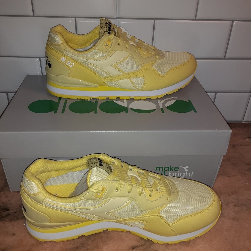 Diadora N92 Gelato Shoes - Tender Yellow - Men's Size 9